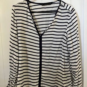 Zara women's striped blouse